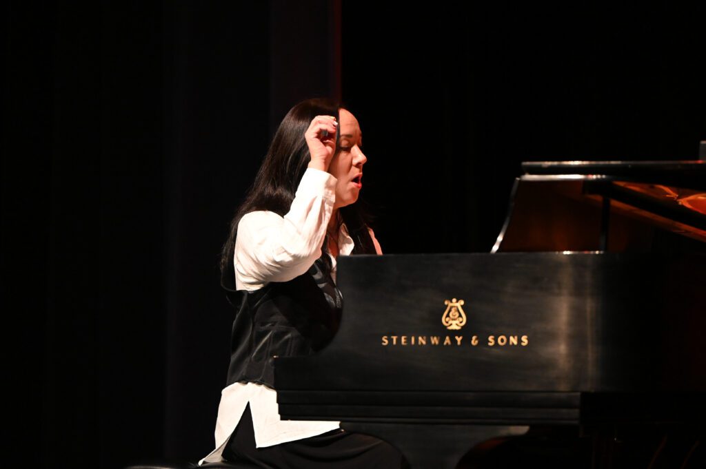 Performance photo of "Wreckonciliation" (2024).